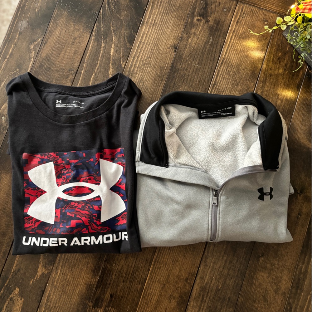Under Armour Black and Gray Athletic Lot